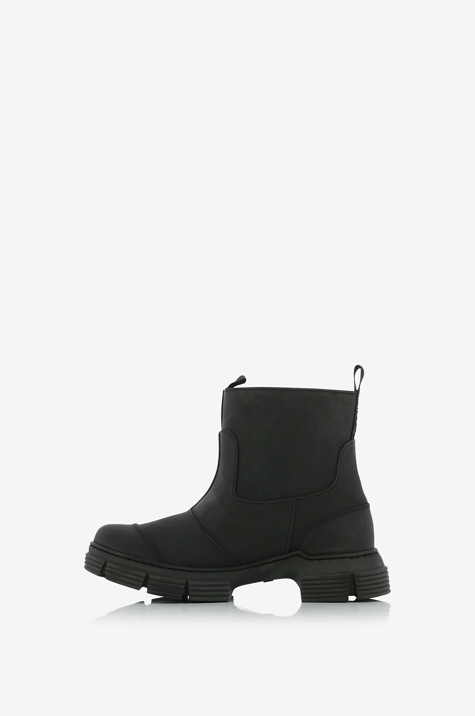 GANNI Bottines de pluie en caoutchouc recyclé City Femme NOIR 3