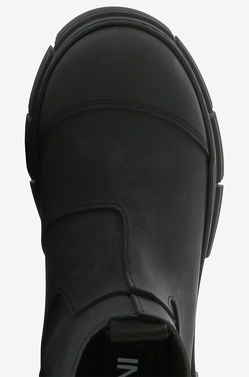 GANNI Bottines de pluie en caoutchouc recyclé City Femme NOIR 5