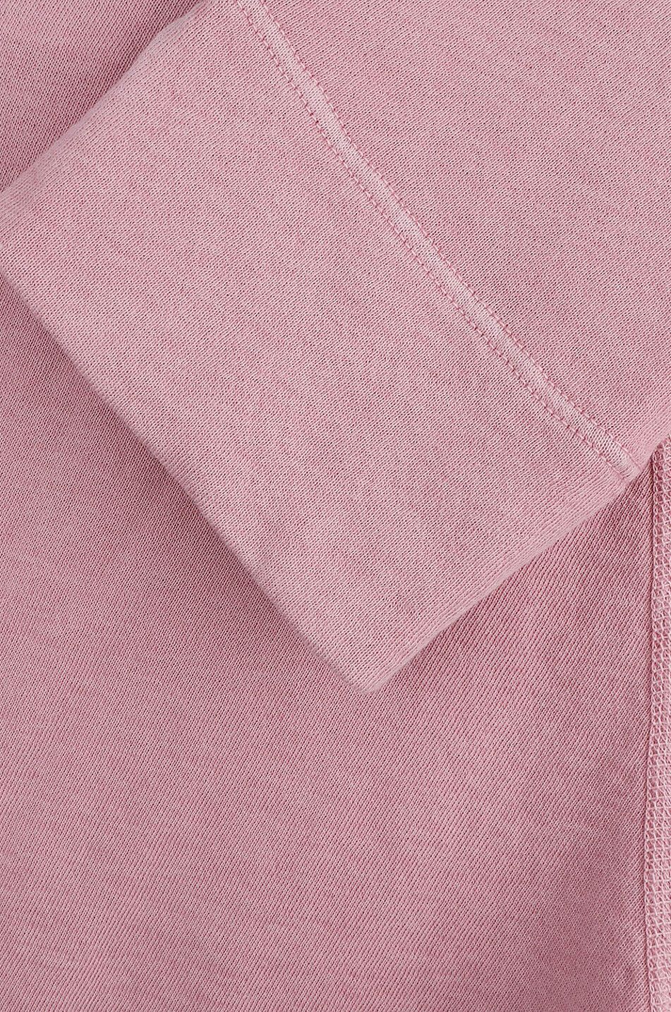 JAMES PERSE Rundhals-Sweatshirt aus geflammtem Jersey Herren ROSA 3