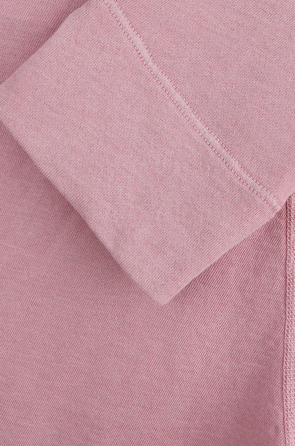Rundhals-Sweatshirt aus geflammtem Jersey