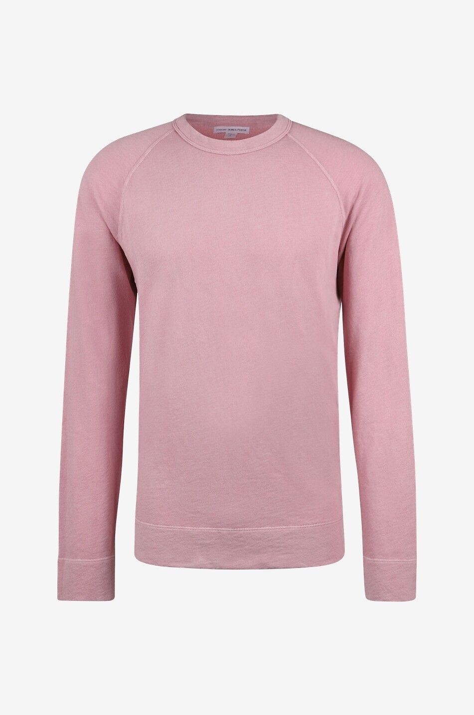 JAMES PERSE Rundhals-Sweatshirt aus geflammtem Jersey Herren ROSA 1