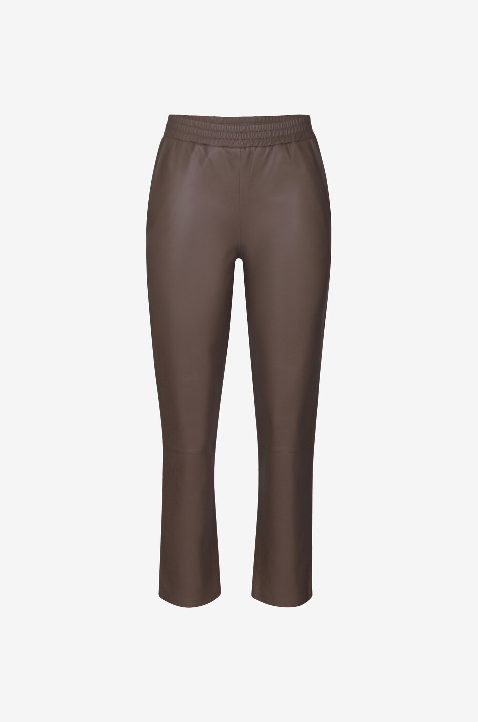 HEMISPHERE Gerade geschnittene Lederhose Cynthia Damen BRAUN 1