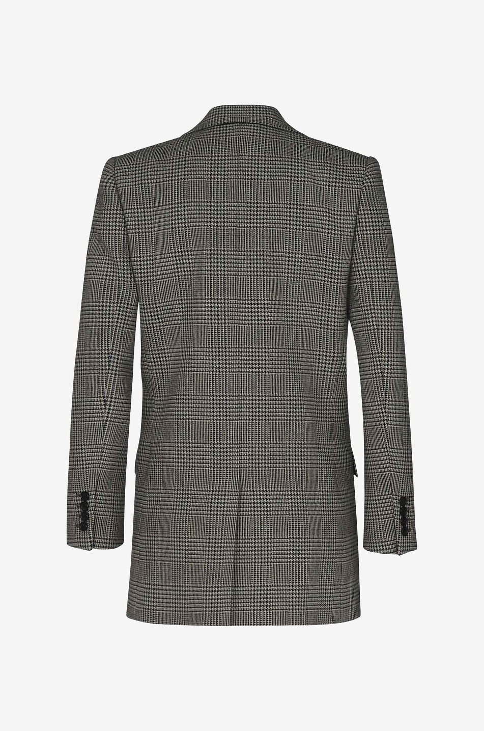 SAINT LAURENT PARIS Einreihiger Blazer aus Wolle mit Glencheck-Karos Damen BUNT 2