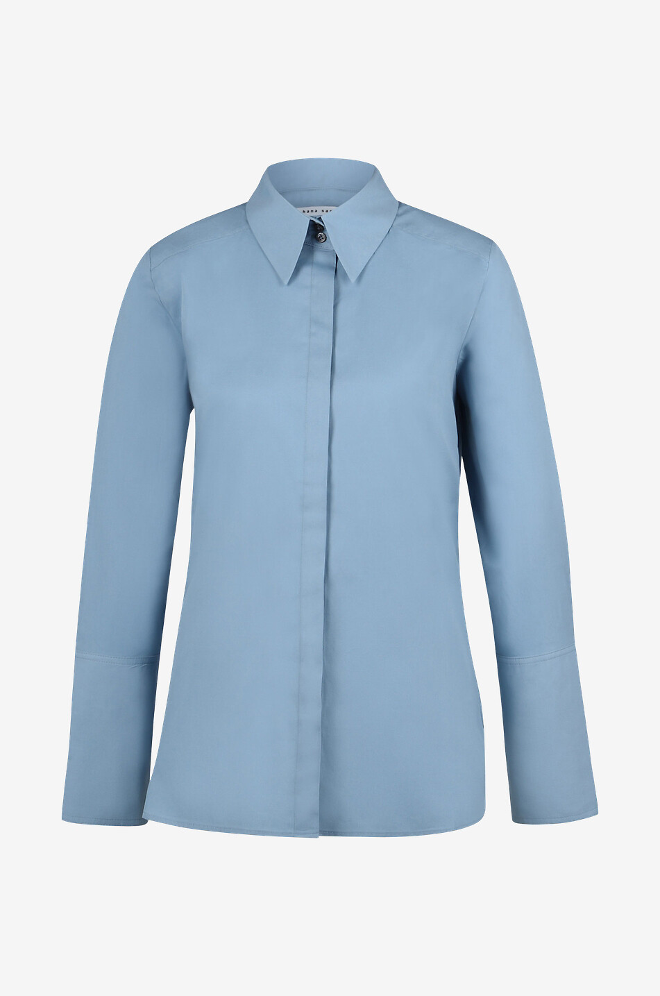 Chemise à manches longue en popeline Fedora