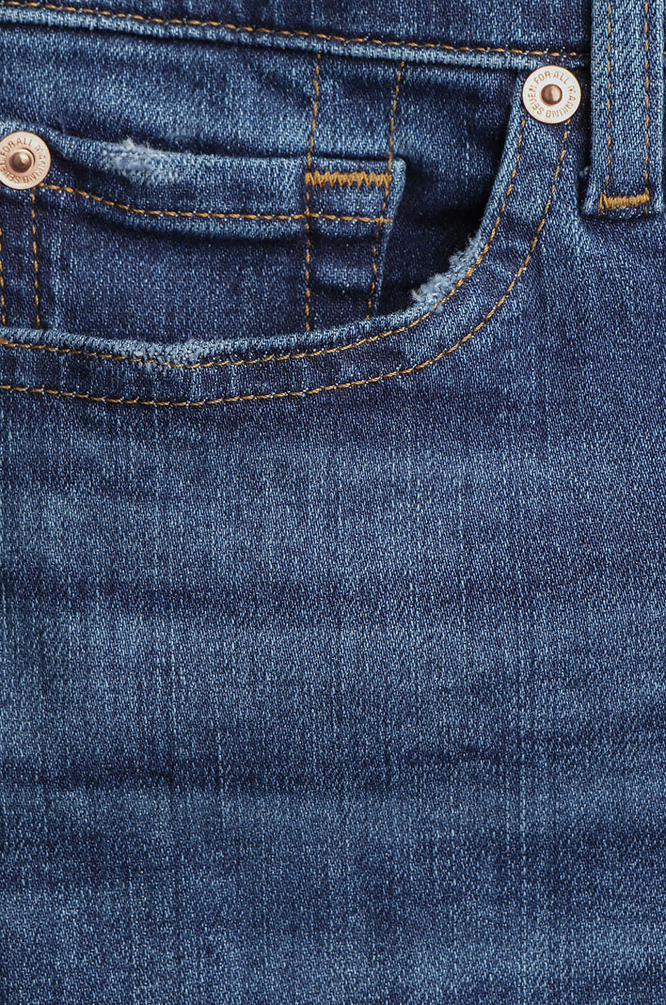 7 FOR ALL MANKIND Pyper cotton slim fit jeans Women MEDIUM BLUE 3