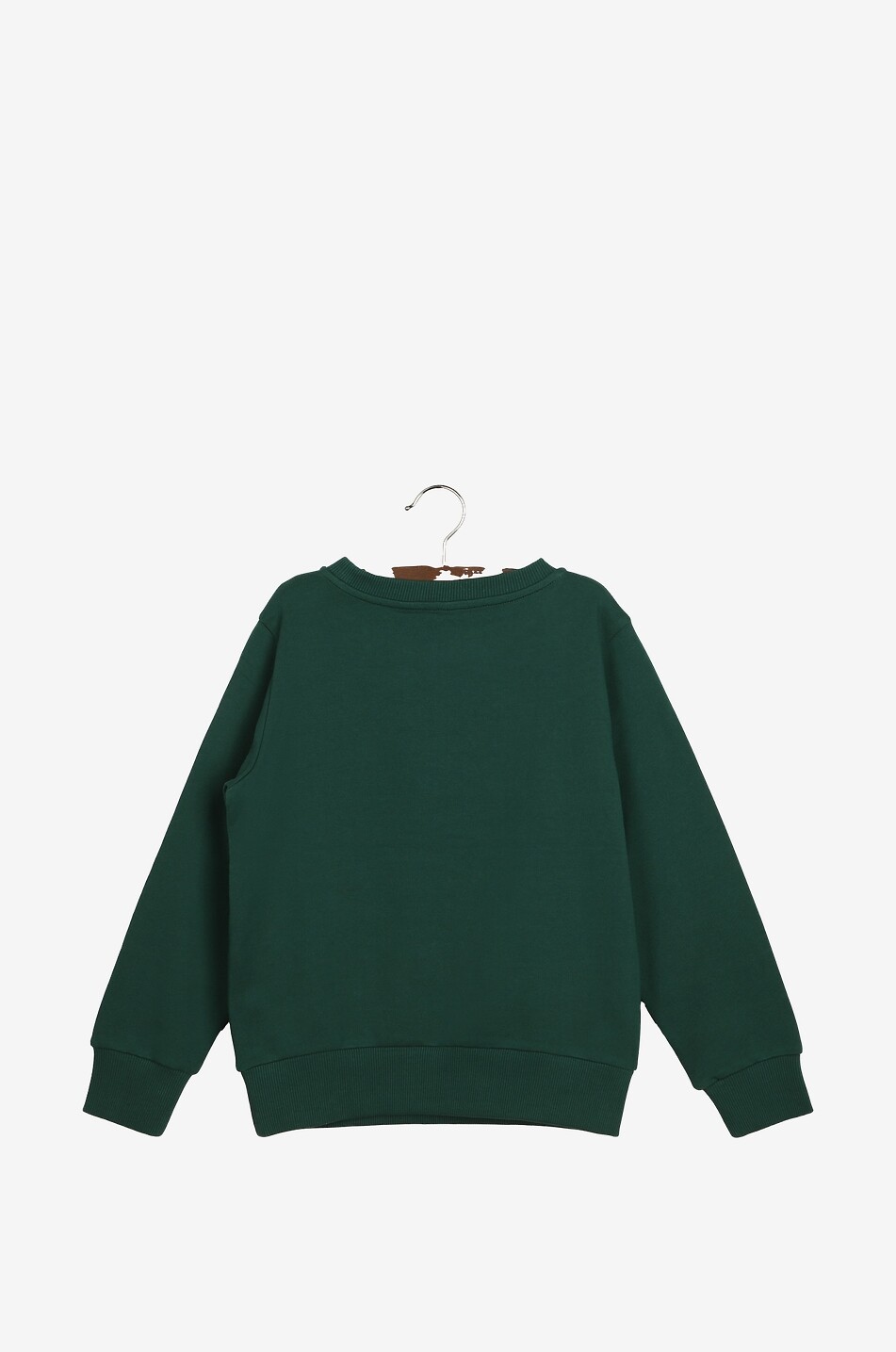 MONCLER Sweat-shirt à col rond garçon imprimé logo Garçon VERT 2