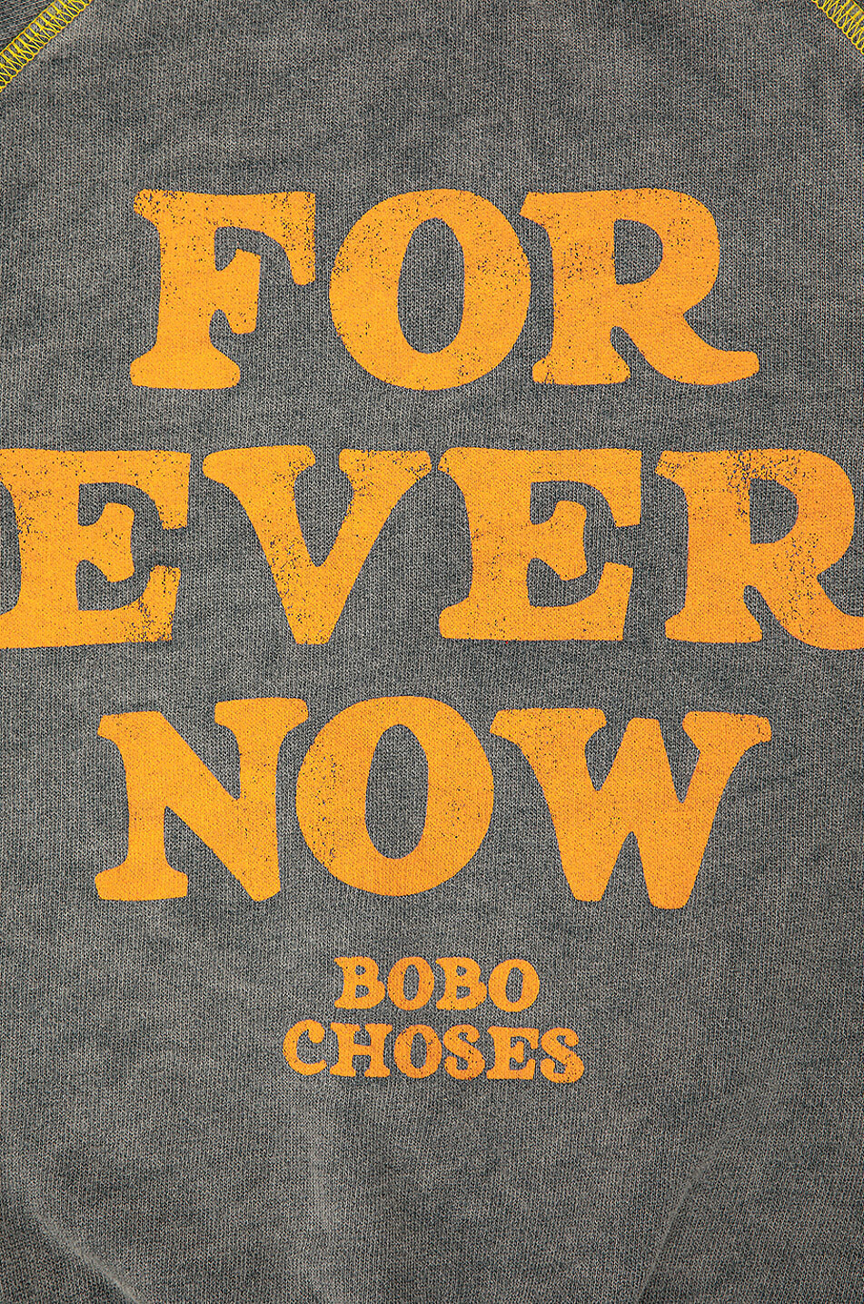 BOBO CHOSES Forever Now boy's raglan sleeve sweatshirt Boy GREY 4