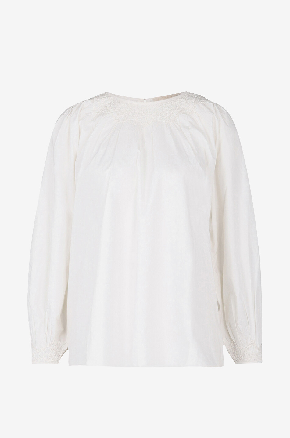 Langärmelige Bluse aus Baumwolle Thanael