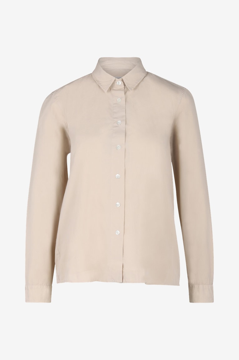 ARTIGIANO Chemise à manches longues en coton Jacky Femme Beige clair 1