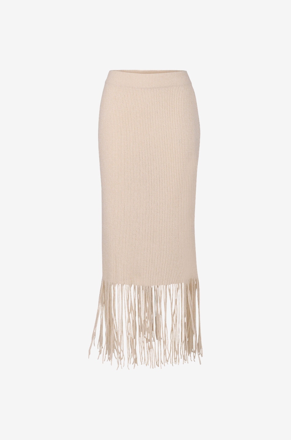 Gefranster Midi-Strickrock Kaleidoscope Tassel