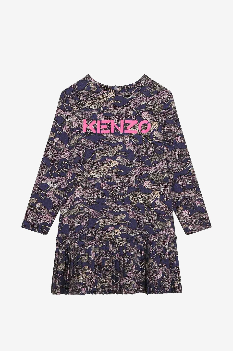Robe fille plissée à manches longues Cheetah Energy