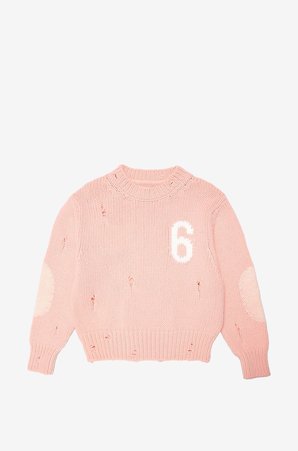 MM6 Mädchen-Pullover aus Wolle 6 Mädchen ROSA 1