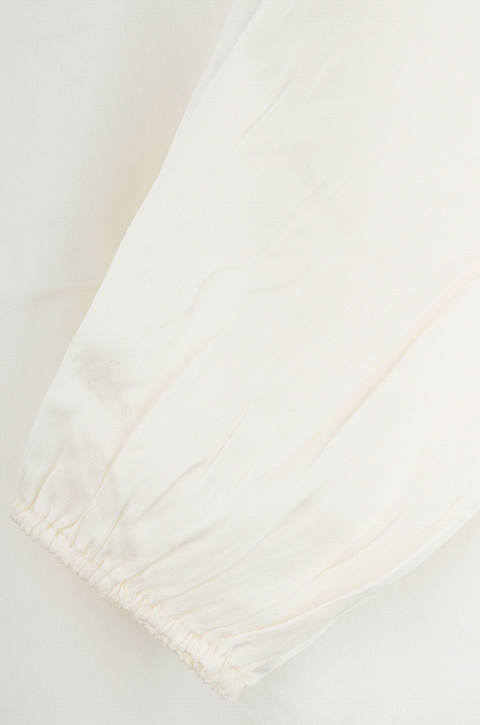 CHARLOTTE SPARRE COPENHAGEN Blouse à manches longues en soie Femme Beige clair 3