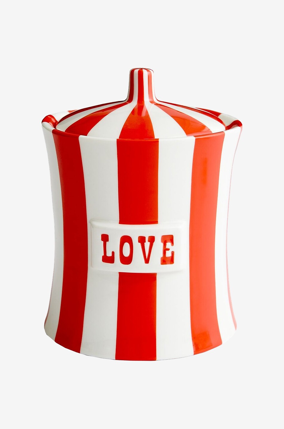 JONATHAN ADLER Vice Peace striped porcelain box Home MULTI COLOURED 1