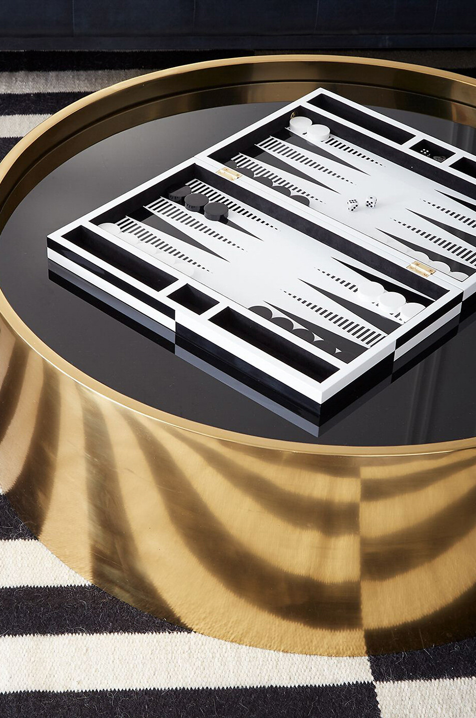 JONATHAN ADLER Op Art Backgammon set Home MULTI COLOURED 2