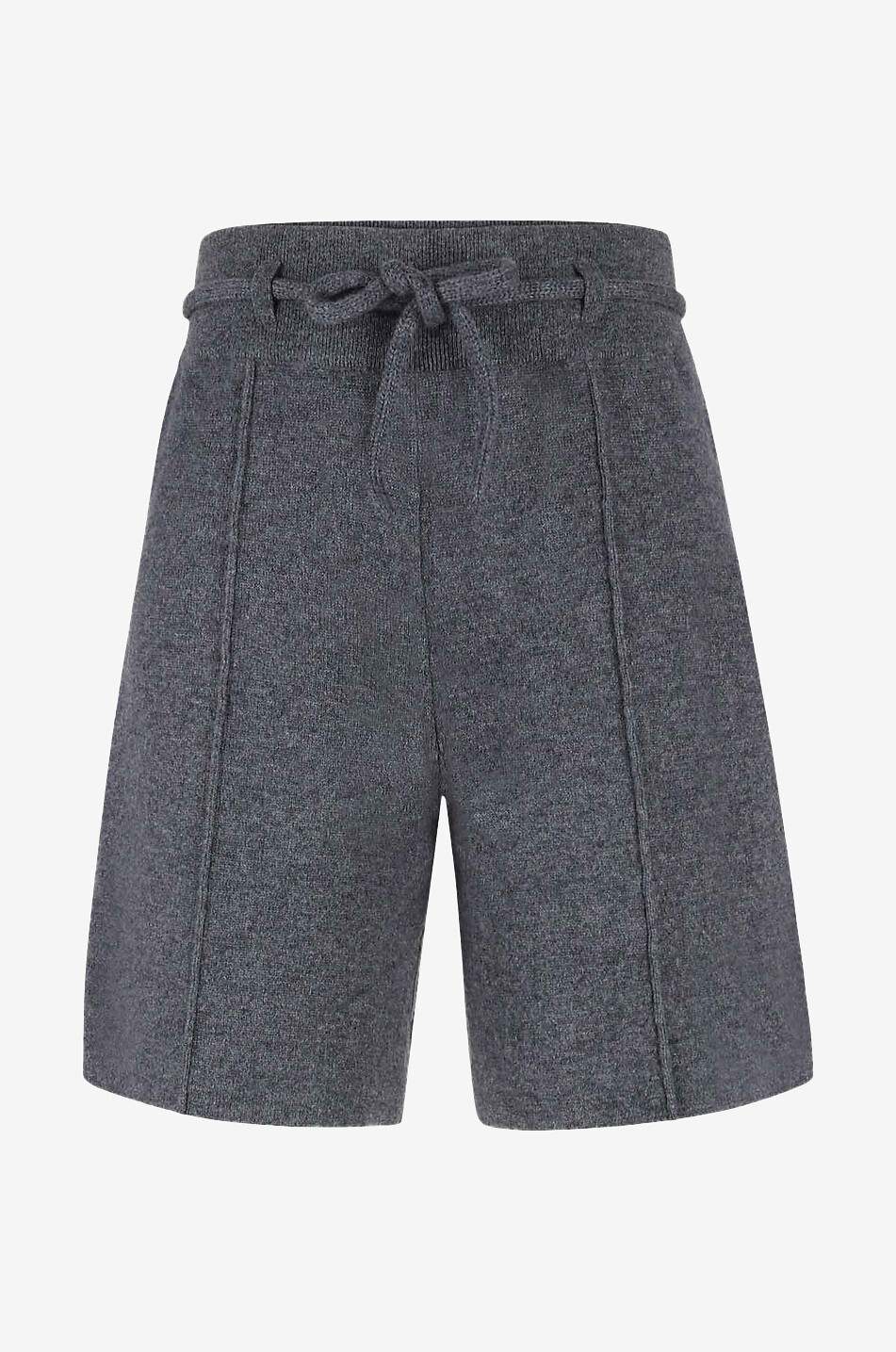 LISA YANG Bermuda en cachemire Marianne Femme GRIS FONCÉ 1