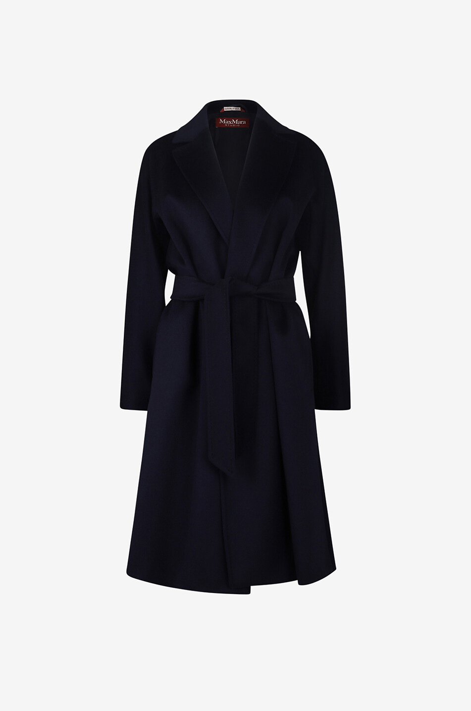 Superbo belted three quarter wool coat MAX MARA STUDIO Bongenie