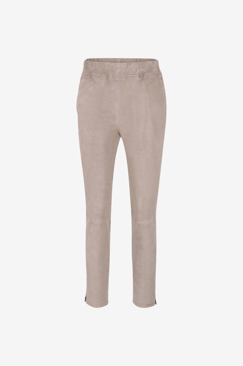 ARMA Pantalon de jogging slim en cuir d'agneau Provence Femme MARRON 1