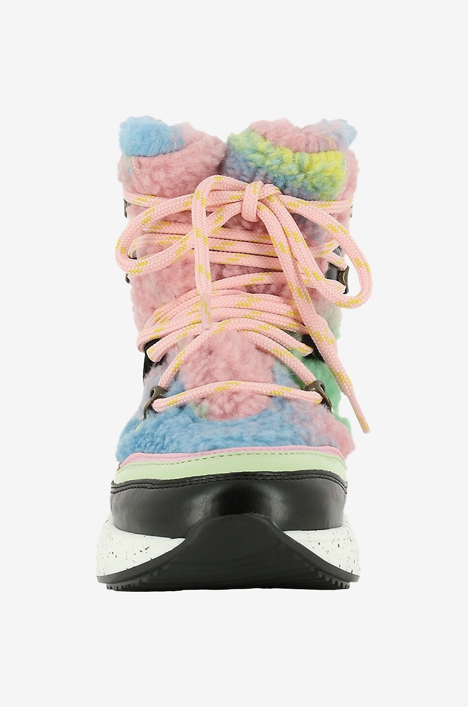 Bottines de neige fille colour block