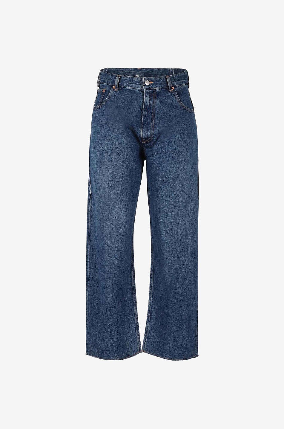 MM6 Weite Jeans mit hoher Taille Damen BLAU 1