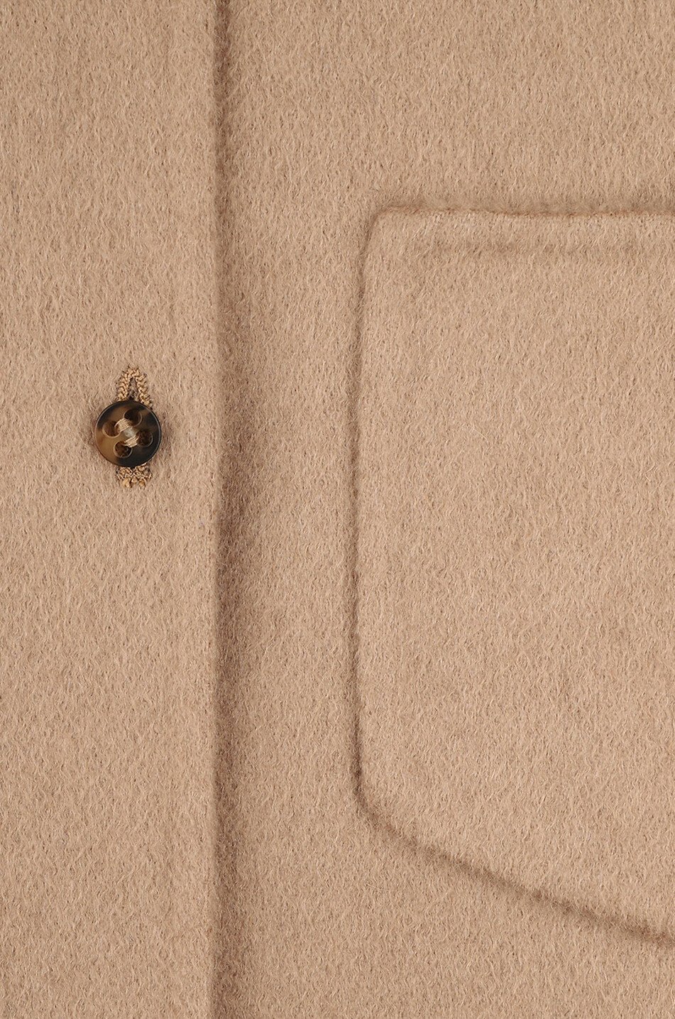 Manteau mi-long en cachemire MANZONI 24 CAMEL Bongénie Outlet