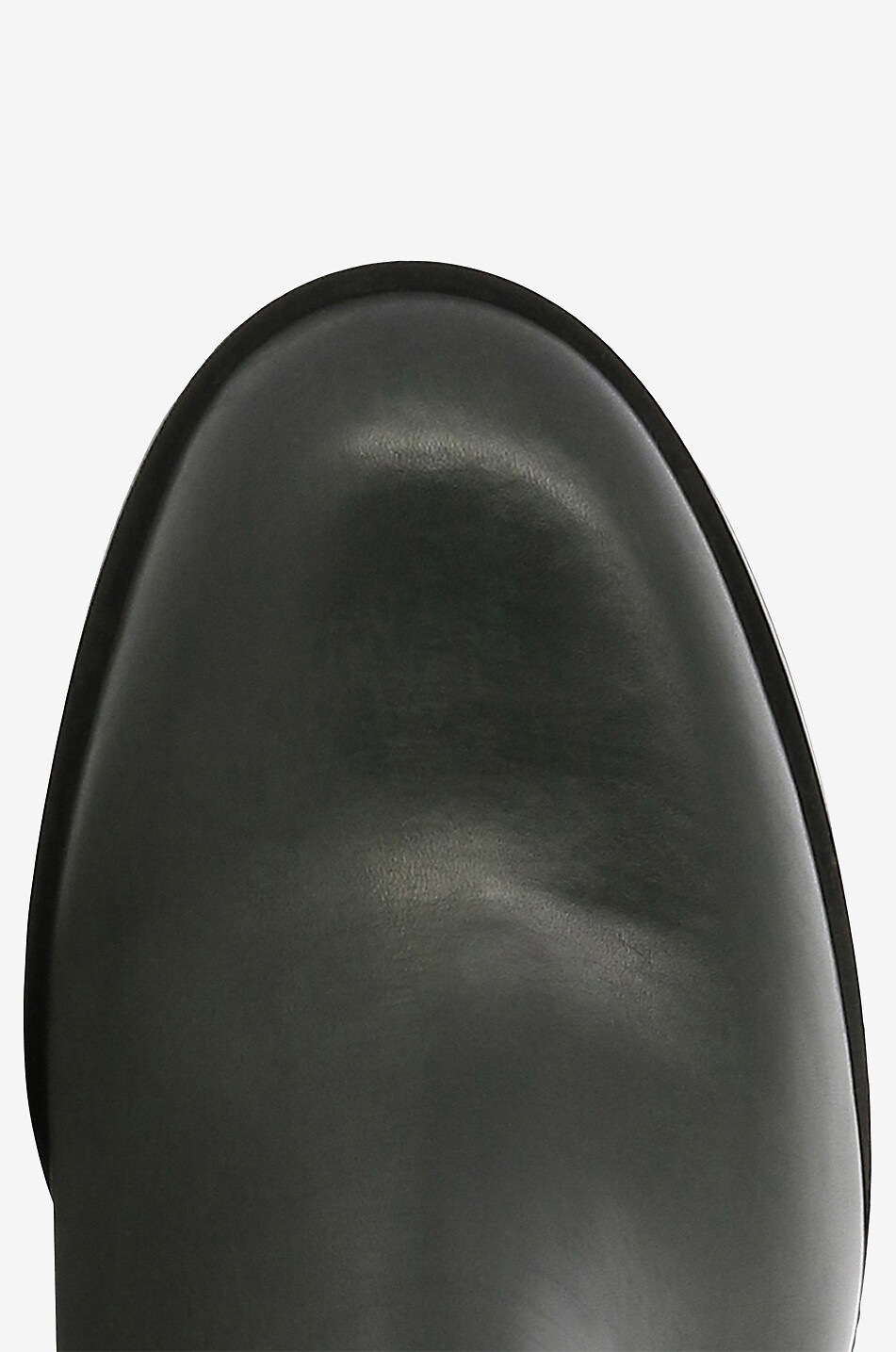 BONGENIE Bottines chelsea en cuir brillant à talon 60 Femme VERT 5