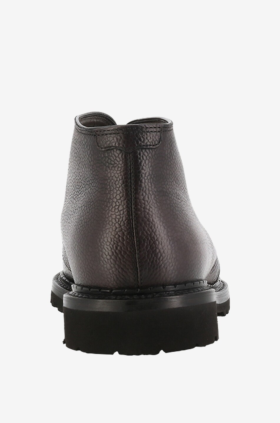 BARRETT Chaussures à lacets montantes en cuir grainé doublées Homme MARRON MOYEN 4