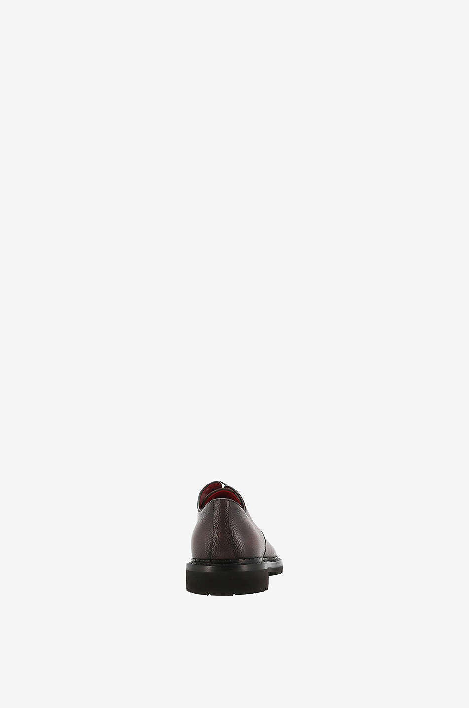 BARRETT Derbies en cuir grainé délavé Homme MARRON FONCÉ 4