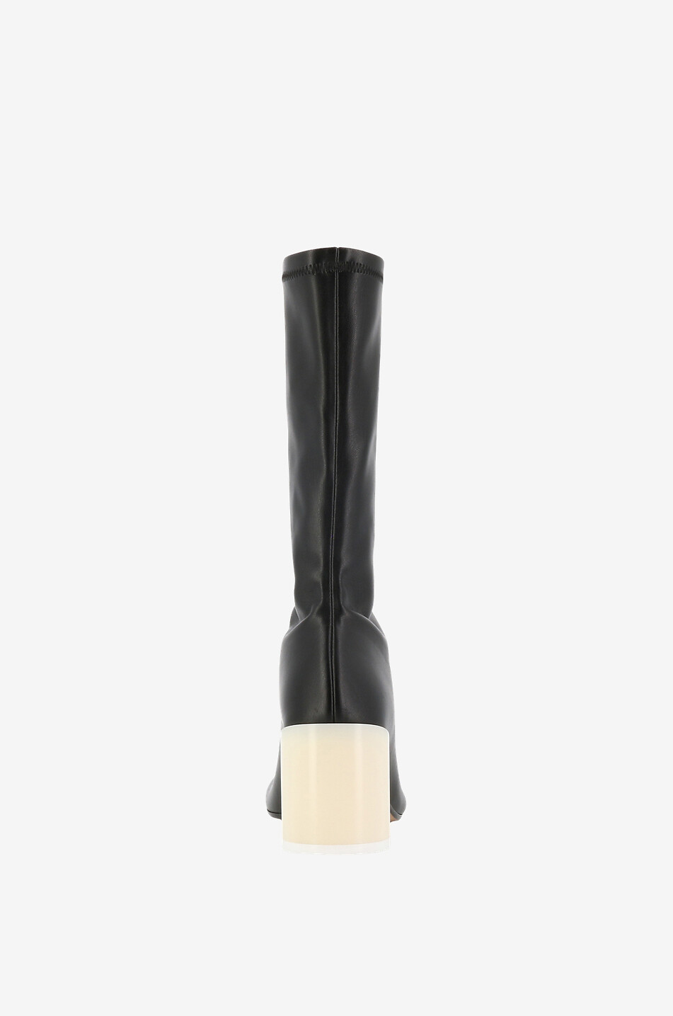 MM6 Stiefel mit Absätzen aus Kunstleder Damen SCHWARZ 4