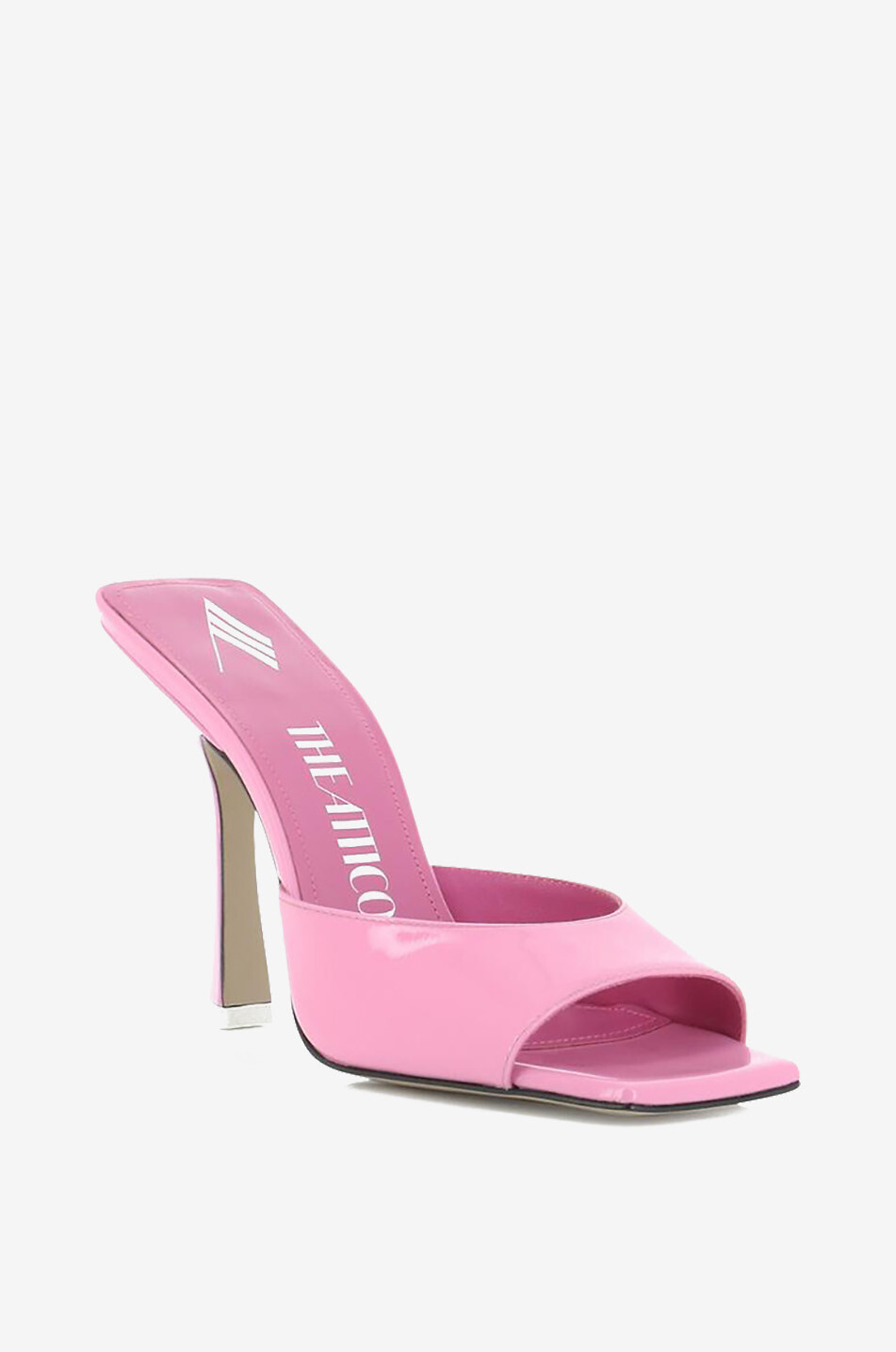 Anais 105 heeled patent leather loafers