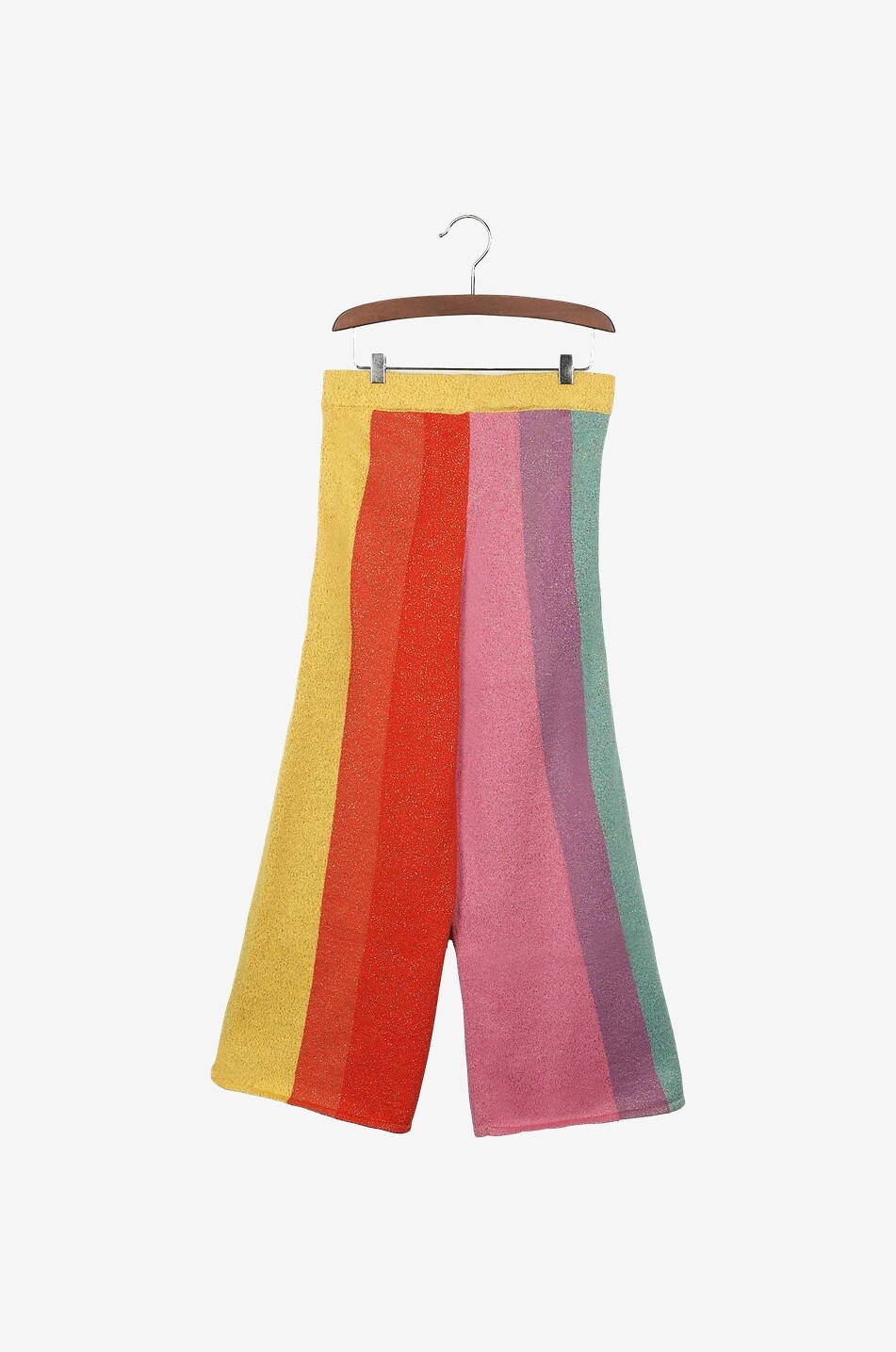 Pantalon large en maille fille Rainbow Glitter