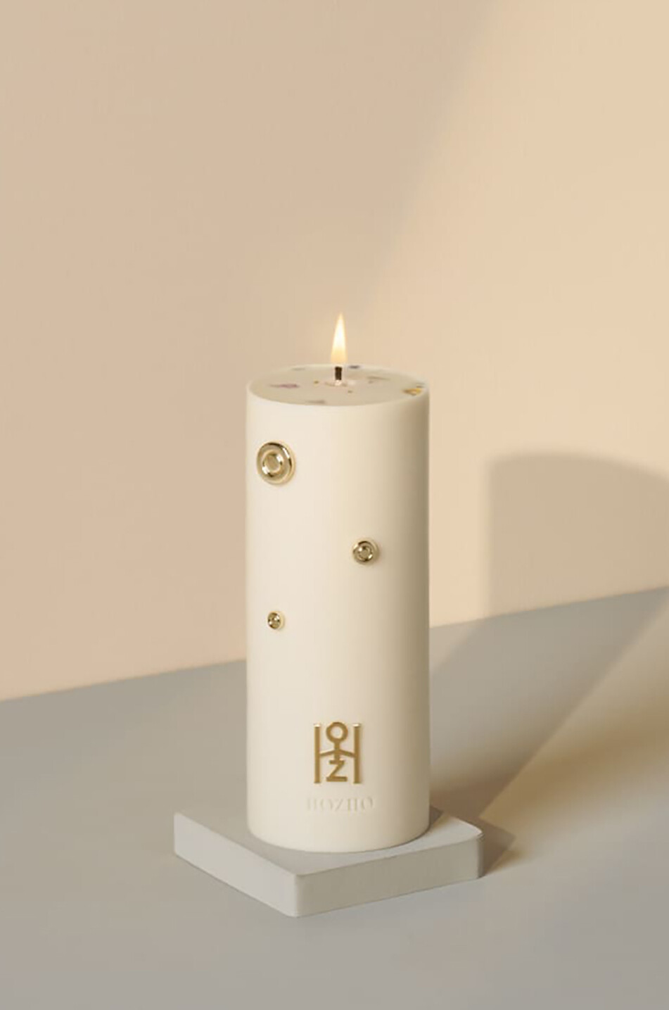 HOZHO Kerzenschmuck Les Âmes Haus Farblos 2