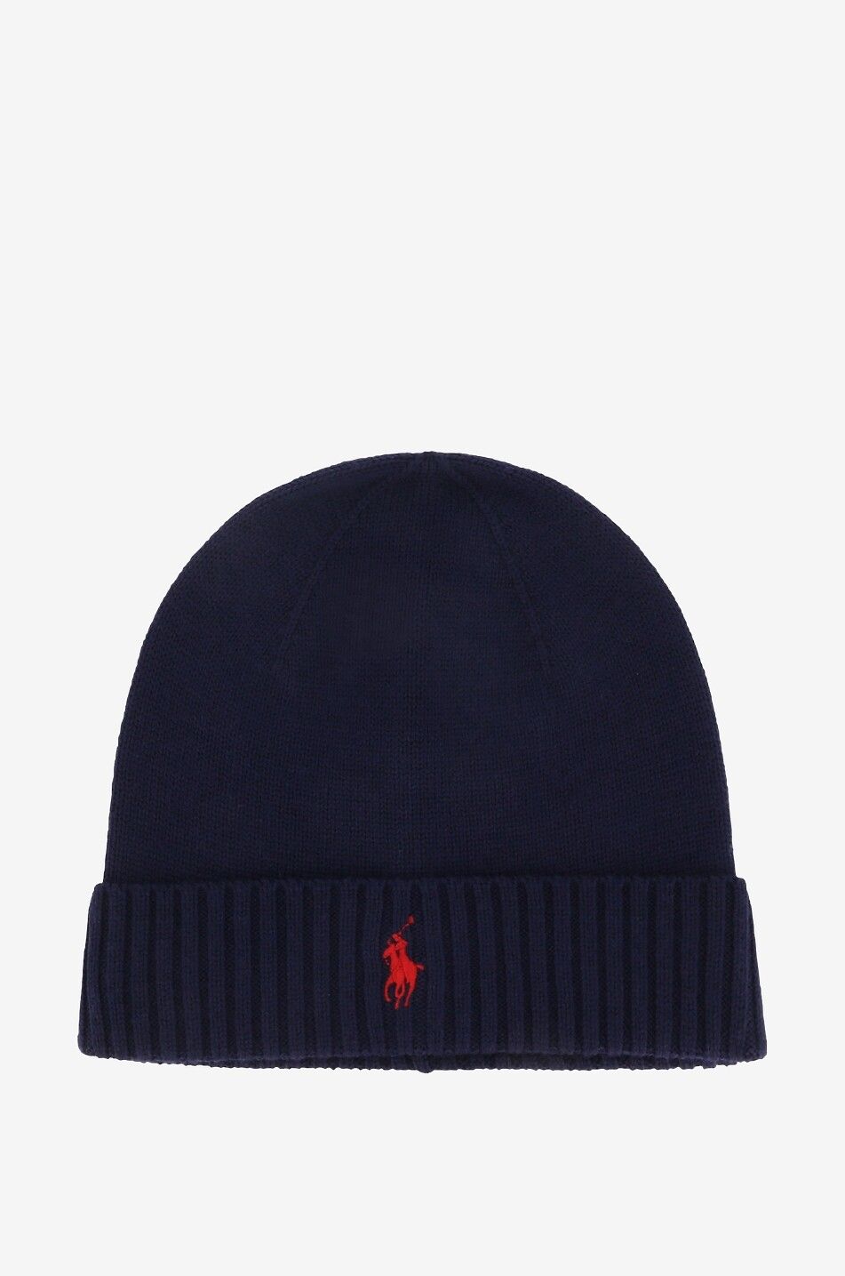 POLO RALPH LAUREN Pony embroidered wool beanie Men DARK BLUE 1