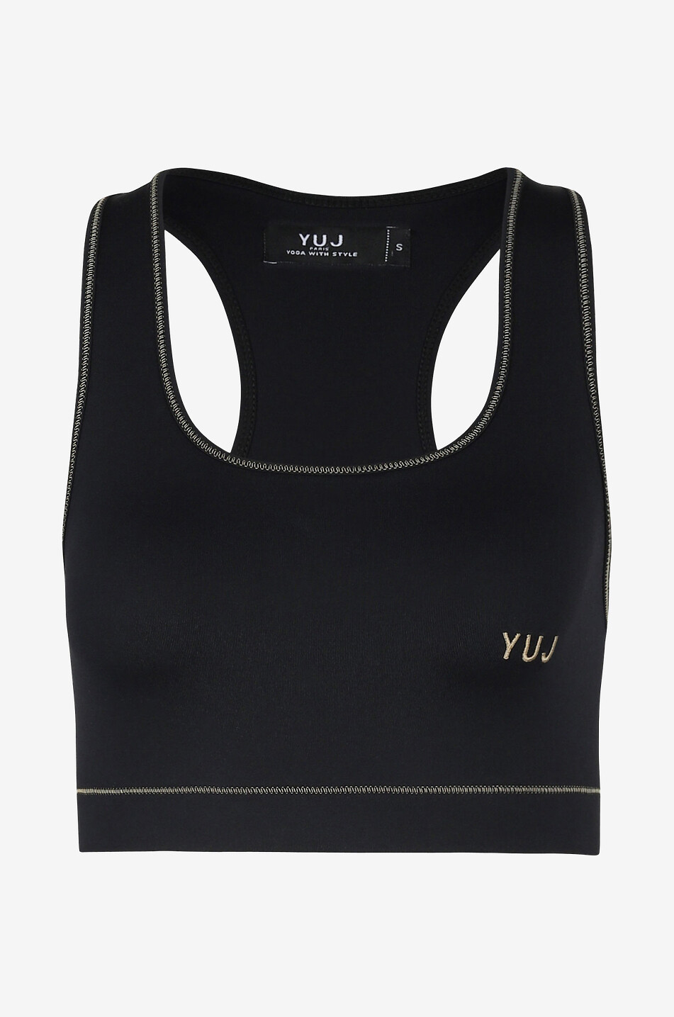 YUJ PARIS Yoga-Top Anahata  SCHWARZ 1