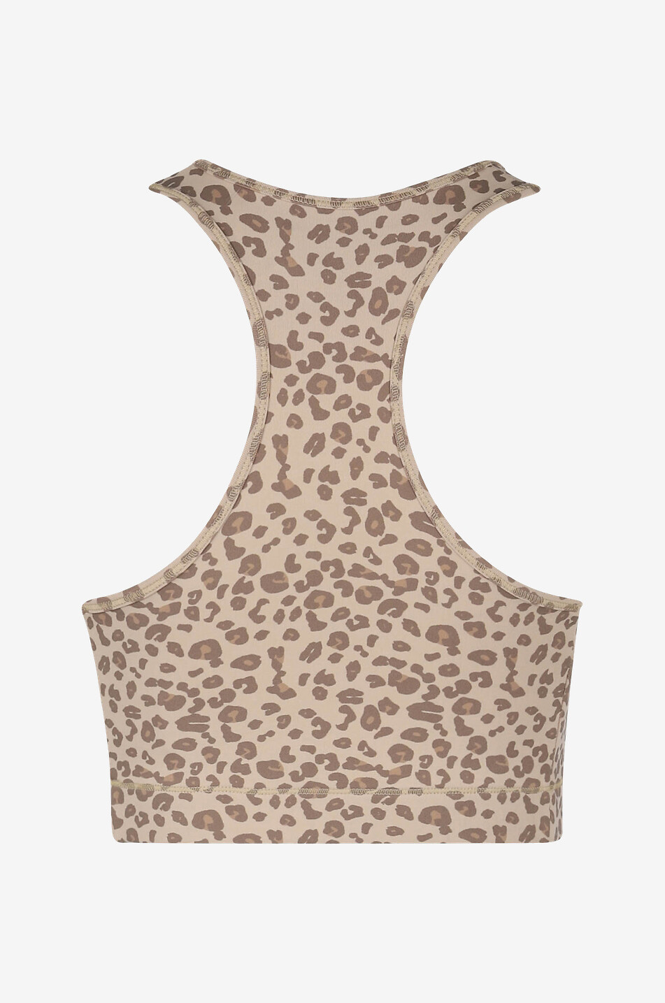 YUJ PARIS Leopard Originals cropped yoga top  BEIGE 2
