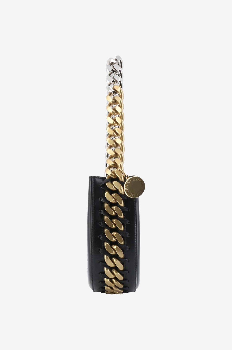 STELLA McCARTNEY Sac porté épaule en cuir nappa synthétique Small Frayme Femme NOIR 5