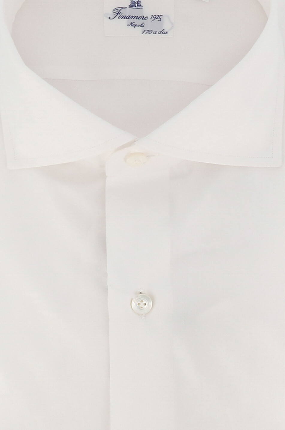 FINAMORE Edoardo cotton long-sleeved shirt Men WHITE 2
