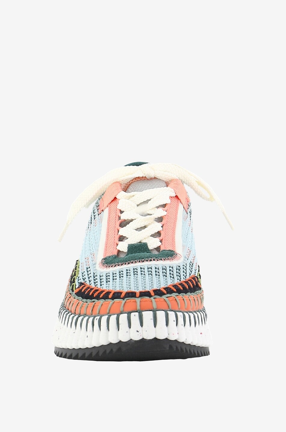 CHLOE Umweltfreundliche niedrige Sneakers aus Mesh Nama Damen GRÜN 2