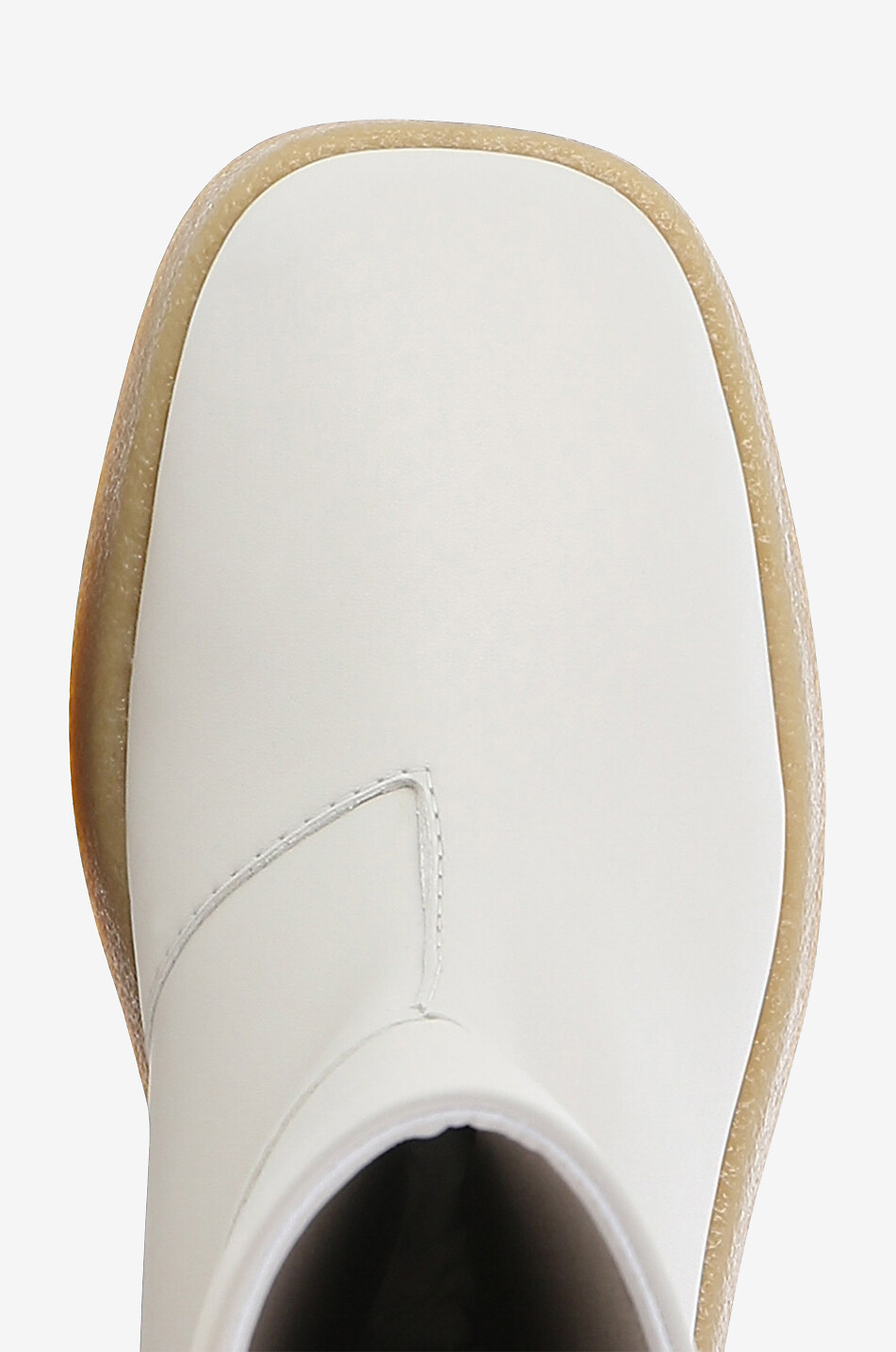 STELLA McCARTNEY Skyla 50 faux leather platform ankle boots Women WHITE 5