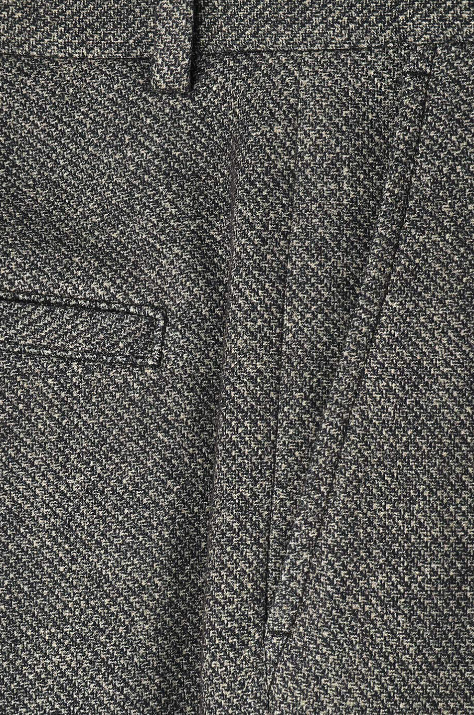 CIRCOLO 1901 Pantalon classique en jersey effet tweed Homme VERT FONCÉ 3