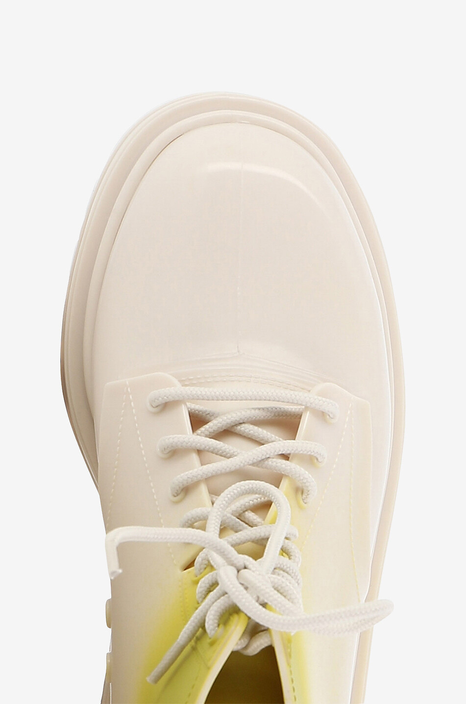MELISSA Coturno lace-up ankle boots Women EGGSHELL 5