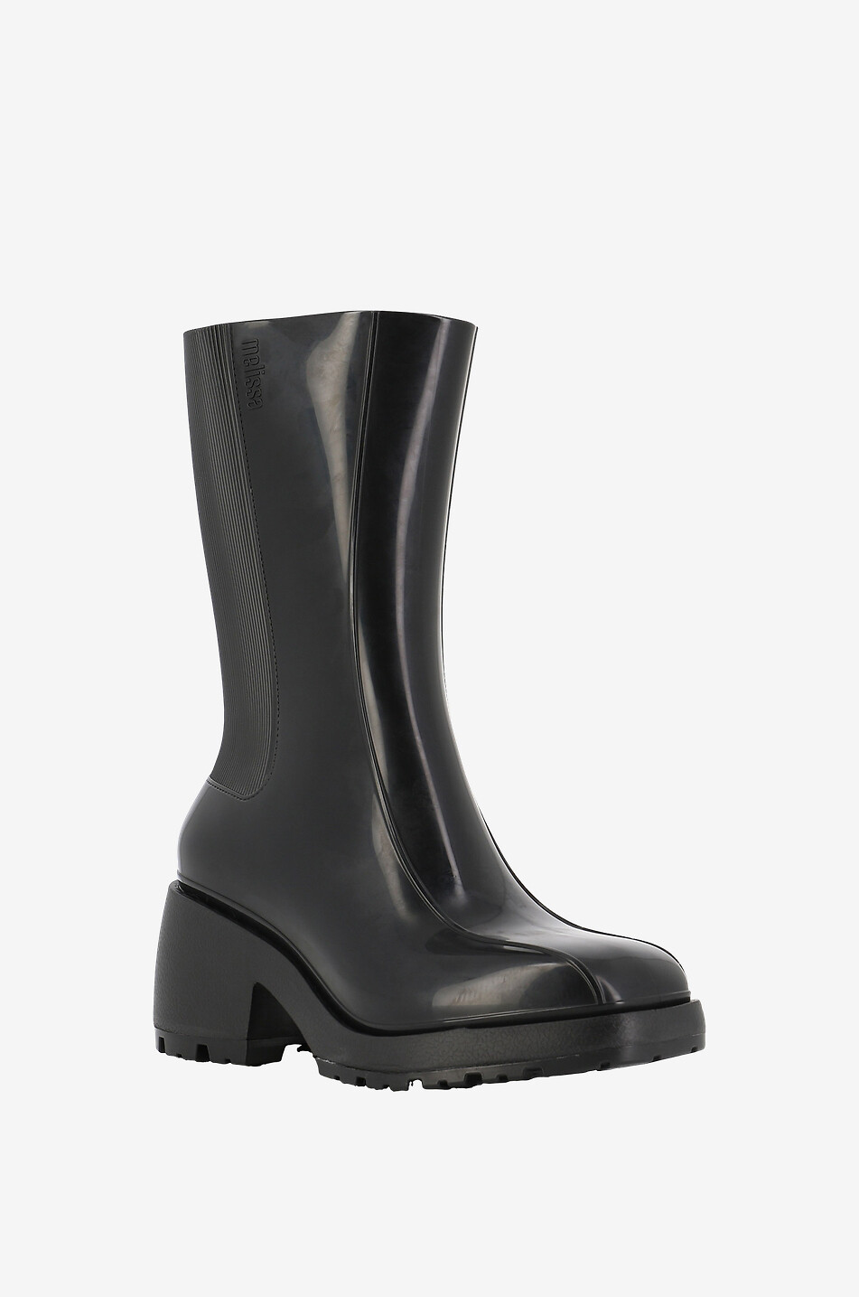 Nancy 60 PVC heeled boots