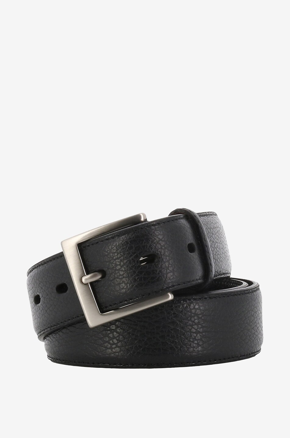 FAUSTO COLATO Vitello Alce calf leather belt - 3.5 cm Men BLACK 1