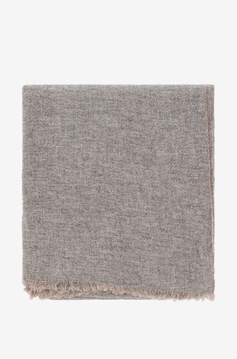 GAYNOR Elfo wool blend shawl Women GREY 1