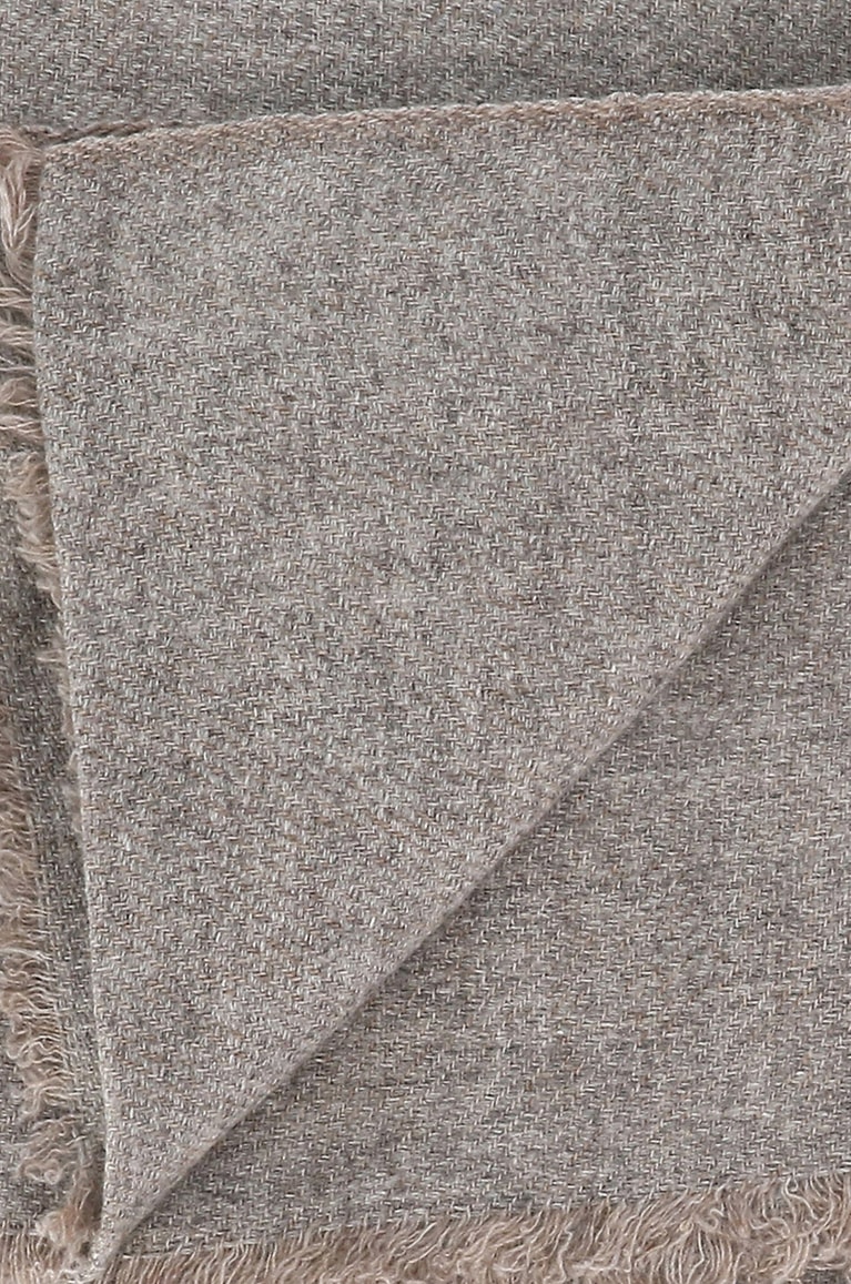 GAYNOR Elfo wool blend shawl Women GREY 2