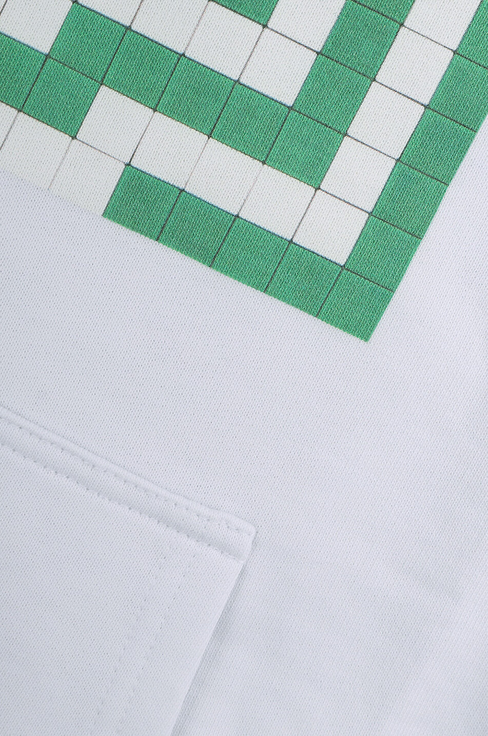 COMME DES GARCONS SHIRT Sweat-shirt à capuche imprimé CDG x INVADER Homme BLANC 3