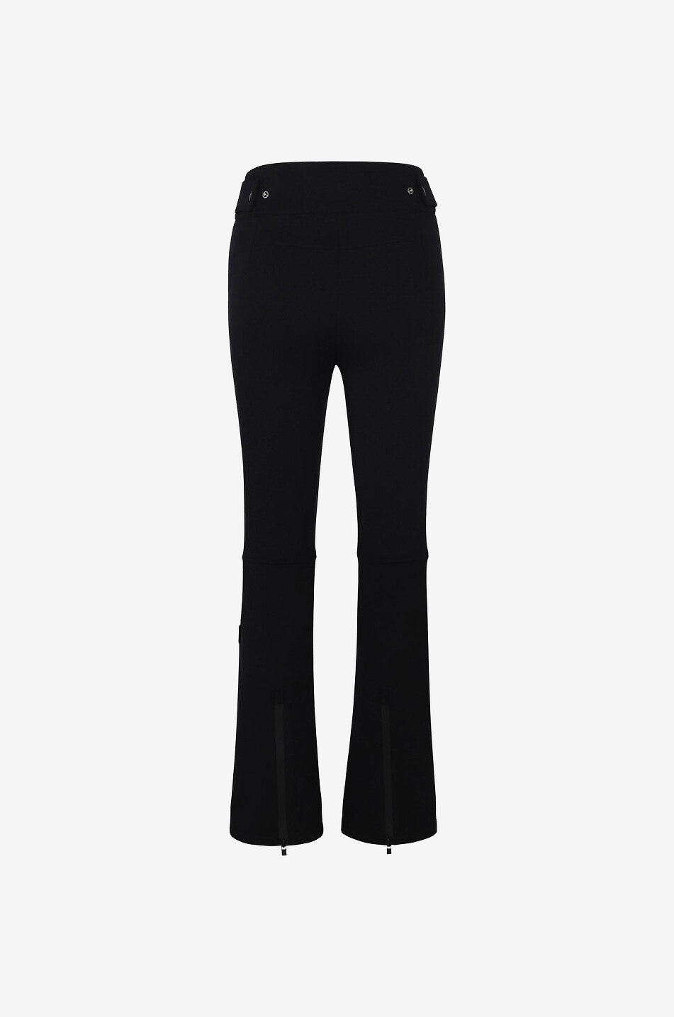 YVES SALOMON MOUNTAIN Technical fabric flared trousers Women BLACK 2