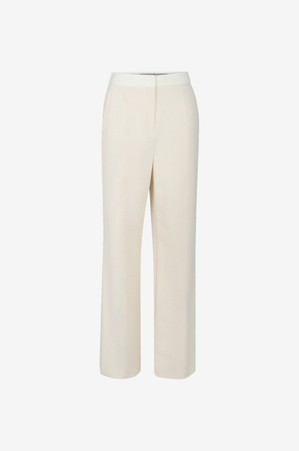 Tuxedo spirit high-rise wide-leg crepe trousers