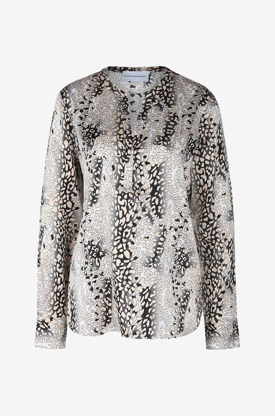 HERZEN'S ANGELEGENHE Blouse en satin imprimée motifs animaliers Femme MULTICOLORE 1