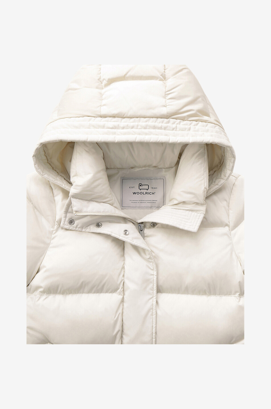 WOOLRICH Daunenjacke mit Kapuze Alsea Puffy Damen WEISS 2